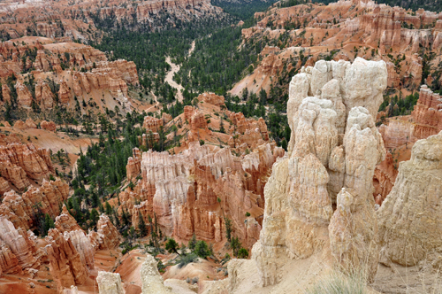 hoodoos and the valley